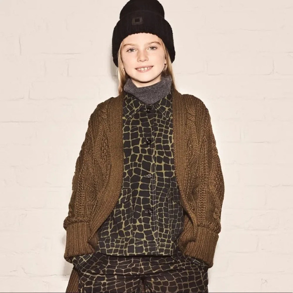 ZARA Kids | Green & Black | SRPLS PRINTED OVERSHIRT - Picture 6 of 7